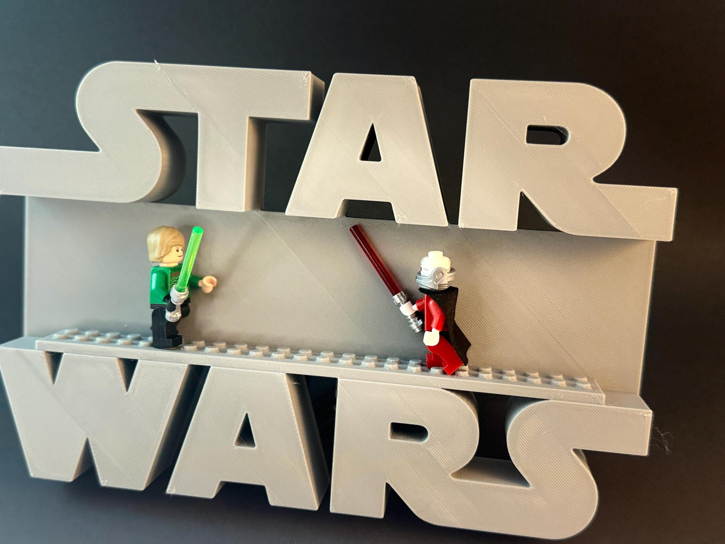 Star Wars LEGO Logo Display Shelf