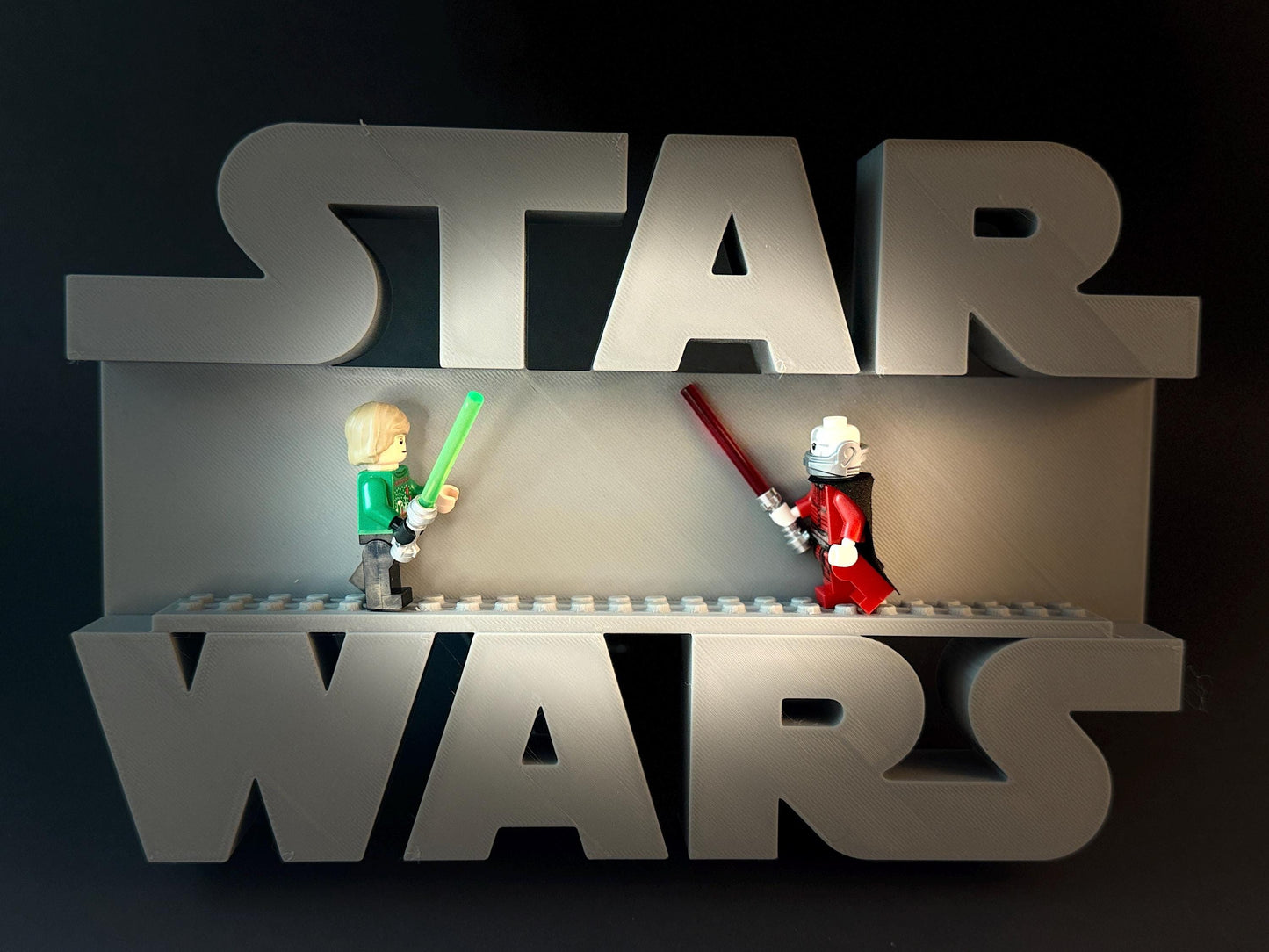 Star Wars LEGO Logo Display Shelf