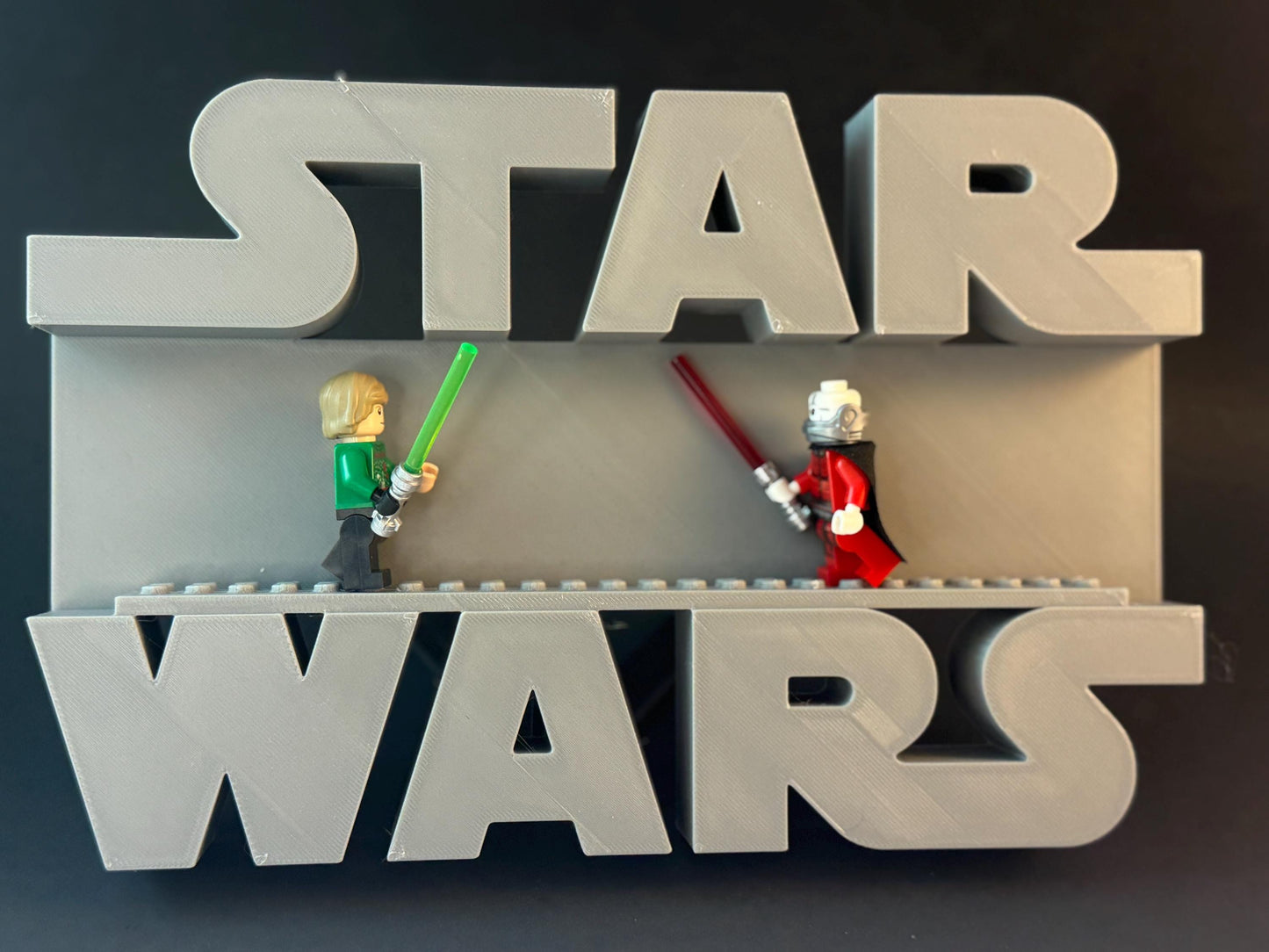 Star Wars LEGO Logo Display Shelf