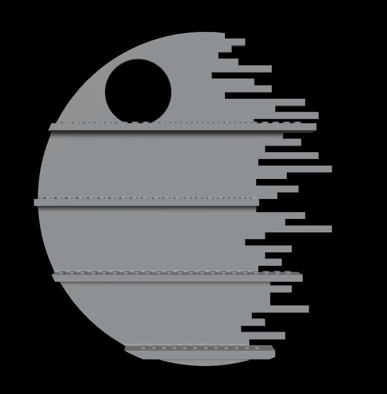 Star Wars LEGO Death Star Display Shelf