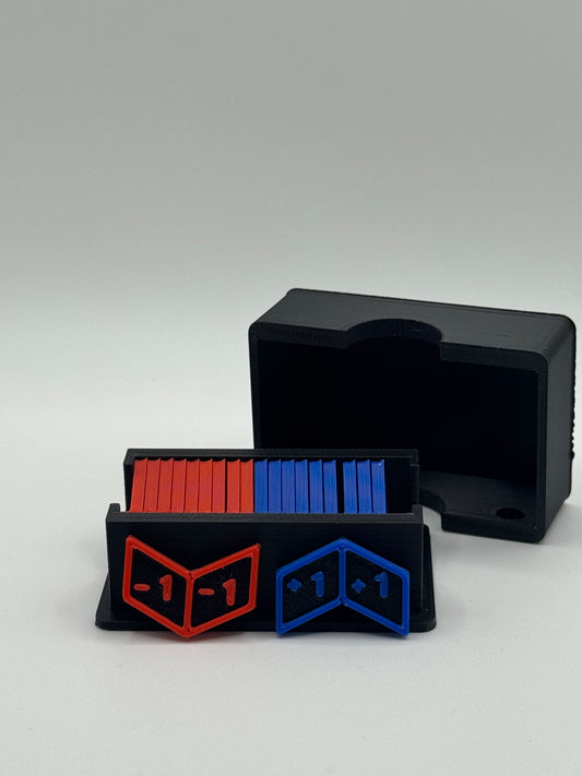 Magic the Gathering TCG Counters Set with Container (+1+1/-1-1)